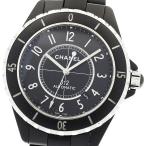 シャネル CHANEL H3131 J12 マットブラッ
