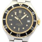 オメガ OMEGA シーマスター200 デイト YGベゼル クォーツ メンズ _911712