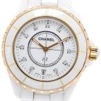 シャネル CHANEL H2180 J12 白セラミック
