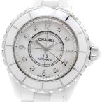シャネル CHANEL H2423 J12 白セラミック