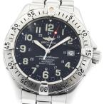 ブライトリング BREITLING A17045 スーパーオーシャン デイト 自動巻き メンズ 保証書付き_922329【ev10】