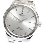 チュードル TUDOR 12700 スタイル デイト 3Pダイヤモンド 自動巻き メンズ 保証書付き_930987【ev15】