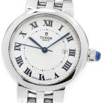 チュードル TUDOR 35500 クレア ドゥ ローズ 自動巻き レディース 保証書付き_932035【ev10】