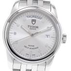 チュードル TUDOR 56000 グラマー デイトデイ 10Pダイヤ 自動巻き メンズ 良品 保証書付き_933146