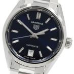 タグホイヤー TAG HEUER WBN2411 カレラ キャリバー9 デイト 自動巻き レディース 良品 箱・保証書付き_933722【ev10】