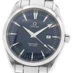オメガ OMEGA 2517.80 シーマスター アクアテラ デイト クォーツ メンズ 良品 保証書付き_933741