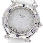 ショパール Chopard 27/8949 ハッピースポーツ スノーフレークダイヤ デイト クォーツ レディース _934560