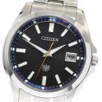 ショッピングシチズン シチズン CITIZEN AQ4090-59E/A060-T027041 ザシチズン エコドライブ ソーラー電波 メンズ 美品 箱・保証書付き_934667