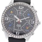 ジェイコブ JACOB&amp;CO 5タイムゾーン デイト ダイヤベゼル クォーツ メンズ _936306