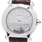 ショパール Chopard 8509 ハッピースポーツ ピンクサファイア クォーツ レディース _936345【ev10】