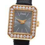 ピアジェ PIAGET P10691 ミニプロトコール K18PG ダイヤベゼル クォーツ レディース 保証書付き_937995