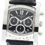 ブルガリ BVLGARI AA48SCH アショーマ クロノグラフ デイト 自動巻き メンズ 箱・保証書付き_938306