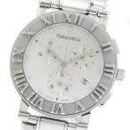 ティファニー TIFFANY&amp;Co. Z0007.32.10A91B00A アトラス クロノグラフ 9Pダイヤ クォーツ レディース 良品 保証書付き_938588