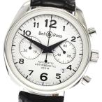 ベル＆ロス Bell＆Ross 130 クロノグラフ デイト 自動巻き メンズ 保証書付き_939527