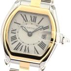 カルティエ CARTIER W62026Y4 ロードスターSM デイト クォーツ レディース _939607