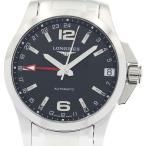 ロンジン LONGINES L3.687.4 コンクエスト GMT デイト 自動巻き メンズ 美品 _939763
