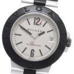 訳あり ブルガリ BVLGARI AL38A アルミニウム デイト 自動巻き メンズ _940233