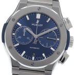ウブロ HUBLOT 520.NX.7170.NX クラシックフュージョン クロノグラフ チタニウム 自動巻き メンズ 美品 _940264