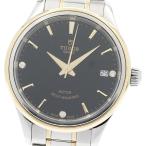 チュードル TUDOR 12303 スタイル デイト 3Pダイヤ 自動巻き ボーイズ 保証書付き_940366