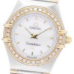 オメガ OMEGA 1367.70 コンステレーション ミニ ダイヤベゼル クォーツ レディース _942650