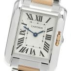 カルティエ CARTIER W5310036 タンクアングレーズSM PGコンビ クォーツ レディース _943416
