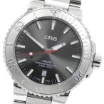 オリス ORIS 01 733 7730 4153-07 アクイス デイト レリーフ 自動巻き メンズ 良品 _943429