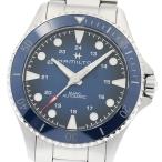 ショッピングハミルトン ハミルトン HAMILTON H825050/H82505140 カーキ ネイビー スキューバ オート 自動巻き メンズ 箱・保証書付き_944044