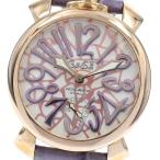 ガガミラノ GaGa MILANO 5011MOSAICO01S マヌアーレ48MM モザイク スモールセコンド 手巻き メンズ 箱・保証書付き_944766