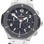 ウブロ HUBLOT 301.SB.131.RX ビッグ・バン スチールセラミック クロノグラフ 自動巻き メンズ 良品 保証書付き_944804