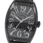 フランクミュラー FRANCK MULLER 8880SCBLKCRO トノー カーベックス ブラッククロコ 自動巻き メンズ _944836