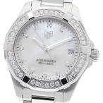タグホイヤー TAG HEUER WAY1314 アクアレーサー 11Pダイヤ ダイヤベゼル クォーツ レディース _945032