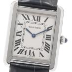 カルティエ CARTIER W5200005 タンクソロSM クォーツ レディース _945476