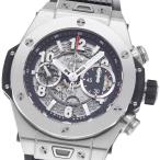 ウブロ HUBLOT 411.NX.1170.RX ビッグバン ウニコ チタニウム クロノグラフ 自動巻き メンズ 良品 保証書付き_945635