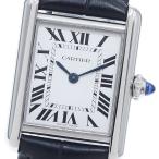 カルティエ CARTIER WSTA0060 タンクマスト SM ソーラー レディース 良品 _955715 カルティエ タンク マスト SM WSTA0060 シルバー レディース 時計