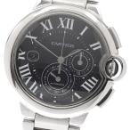 カルティエ CARTIER W6920025 バロンブルーLM クロノグラフ 自動巻き メンズ 保証書付き_948454
