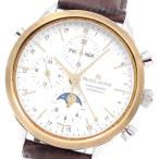 モーリスラクロア MAURICE LACROIX LC6078 レ・クラシック YGベゼル クロノグラフ 自動巻き メンズ 良品 _948556