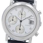 ユリス・ナルダン Ulysse Nardin 433-77-30 サンマルコ クロノグラフ 自動巻き メンズ 保証書付き_948578