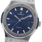 ウブロ HUBLOT 542.NX.7170.LR クラシックフュージョン チタニウム デイト 自動巻き メンズ 保証書付き_948641