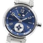 ルイ・ヴィトン LOUIS VUITTON Q12M4 タンブール ラブリーカップ ラグダイヤ 12P クォーツ レディース _950221