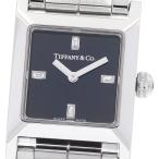 ティファニー TIFFANY&amp;Co. 69345689 1837 メイカーズ スクエア 4Pダイヤ クォーツ レディース 箱・保証書付き_951034