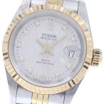 チュードル TUDOR 92413 プリンセス デイト YGコンビ 10Pダイヤ 自動巻き レディース _951090