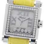 ショパール Chopard 8516 ハッピースポーツ ダイヤベゼル 5Pダイヤ クォーツ レディース _952061