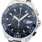 タグホイヤー TAG HEUER CAY211B-0 アクアレーサー キャリバー16 クロノグラフ 自動巻き メンズ 良品 保証書付き_954994