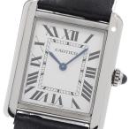 カルティエ CARTIER WSTA0030 タンクソロSM クォーツ レディース 良品 保証書付き_955717