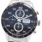 タグホイヤー TAG HEUER CV2A10 カレラ タキメーター クロノグラフ デイデイト 自動巻き メンズ 良品 保証書付き_956355