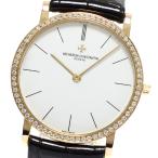 ヴァシュロン・コンスタンタン VACHERON CONSTANTIN 33093/2 パトリモニー K18PG Cal.1003/2 ダイヤベゼル 手巻き メンズ 美品 _956395