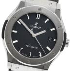 ウブロ HUBLOT 511.NX.1171.LR クラシックフュージョン デイト 自動巻き メンズ 美品 箱・保証書付き_960628