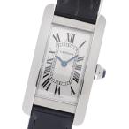 カルティエ CARTIER WSTA0043 タンクアメリカンSM クォーツ レディース 良品 保証書付き_960889
