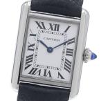 カルティエ CARTIER WSTA0042 タンク マスト SM クォーツ レディース 保証書付き_961921