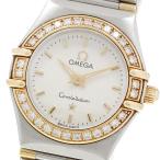 オメガ OMEGA 1367.30 コンステレーション ミニ ダイヤベゼル クォーツ レディース 保証書付き_965138